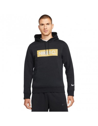 Nike Fc Essential Î‘Î½Î´ÏÎ¹ÎºÏŒ Î¦Î¿ÏÏ„ÎµÏ Dri-Fit Î¼Îµ ÎšÎ¿Ï…ÎºÎ¿ÏÎ»Î± ÎºÎ±Î¹ Î¤ÏƒÎ­Ï€ÎµÏ‚ Fleece ÎœÎ±ÏÏÎ¿ CT2011-014